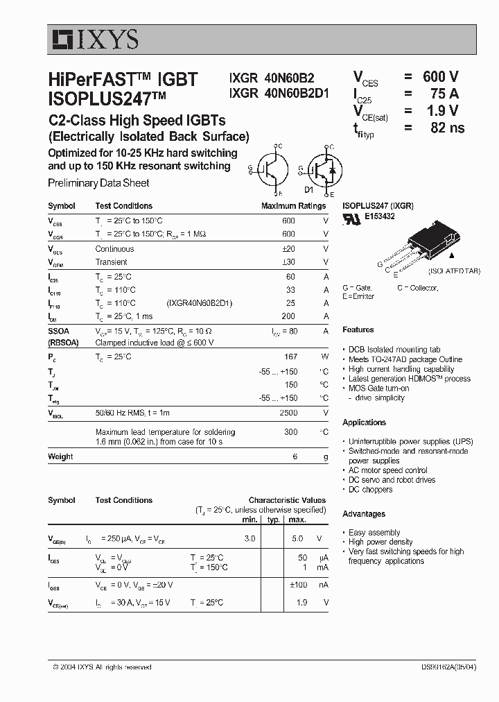 IXGR40N60B2_7247970.PDF Datasheet