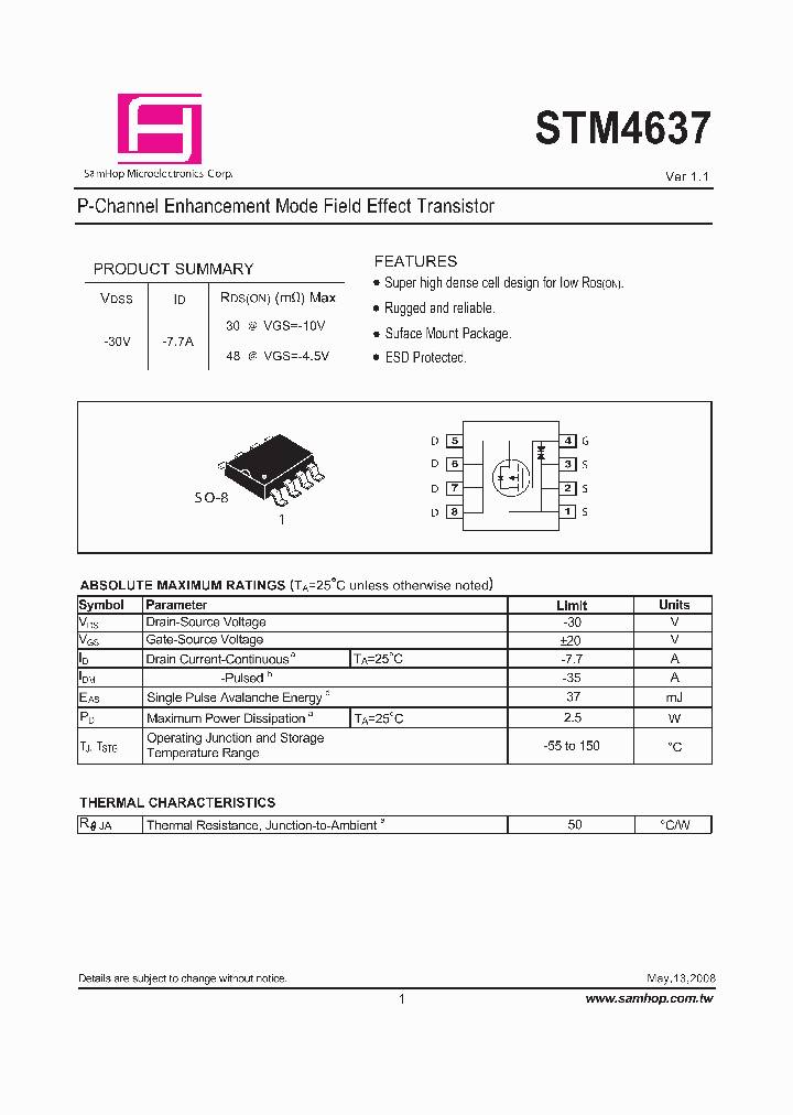 STM4637_7248674.PDF Datasheet