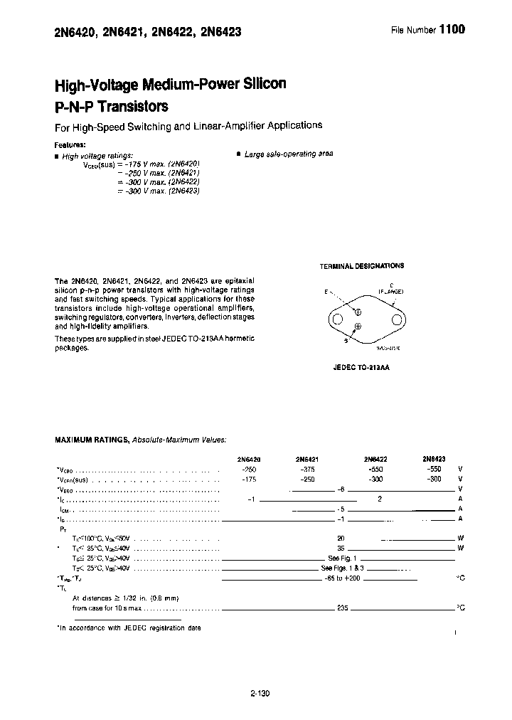 2N6421_7250420.PDF Datasheet