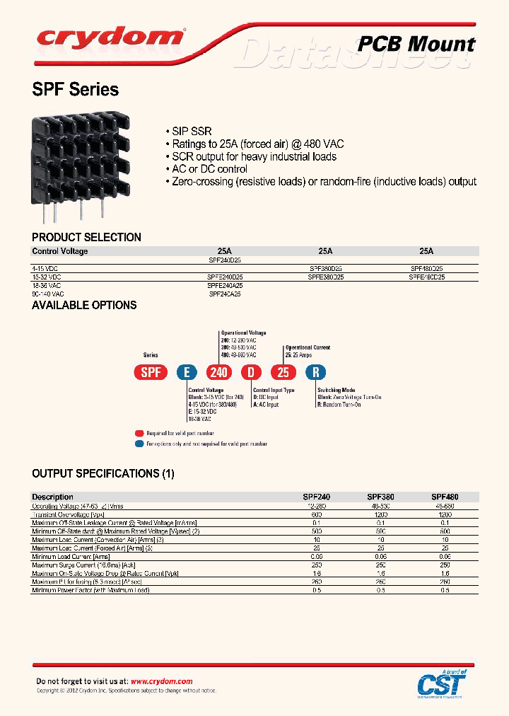 SPF240D2511_7255669.PDF Datasheet