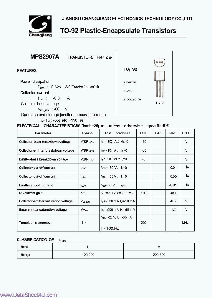 MPS2907A_7257576.PDF Datasheet