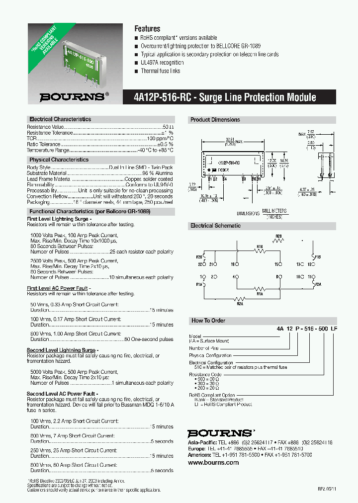 4A12P-516-200LF_7272744.PDF Datasheet