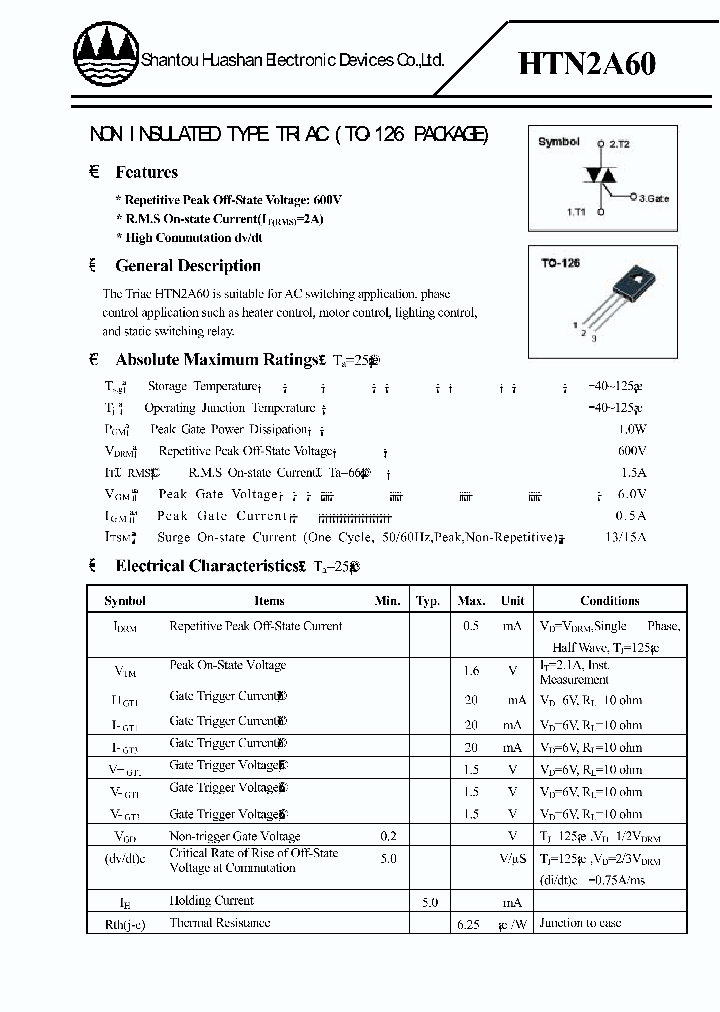 HTN2A60_7272642.PDF Datasheet