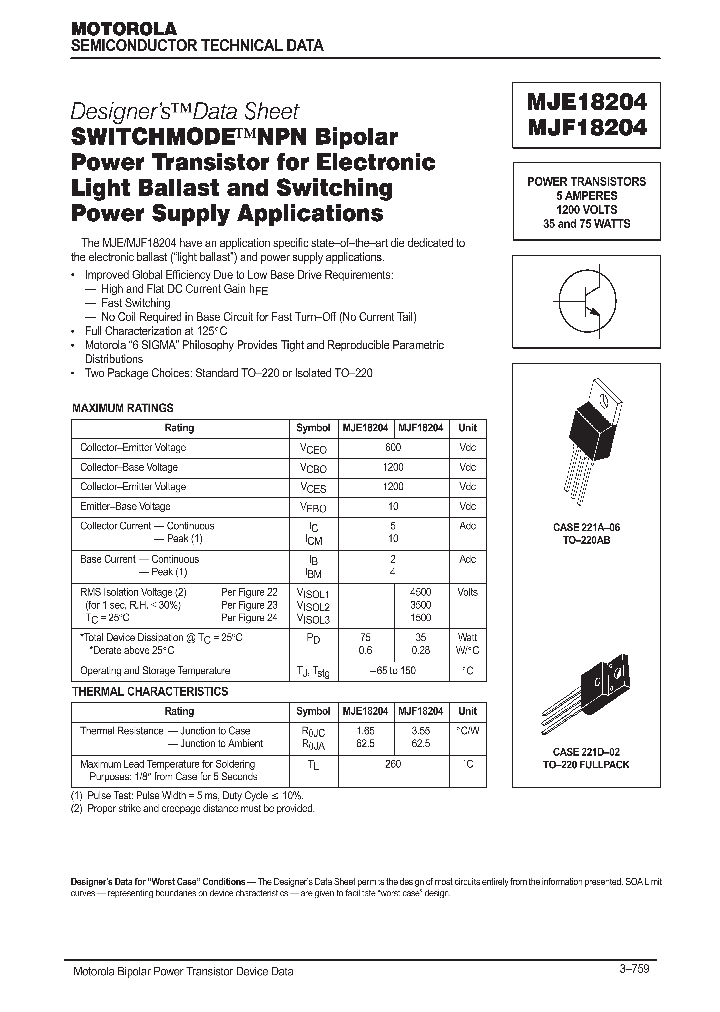 MJE18204AF_7281282.PDF Datasheet