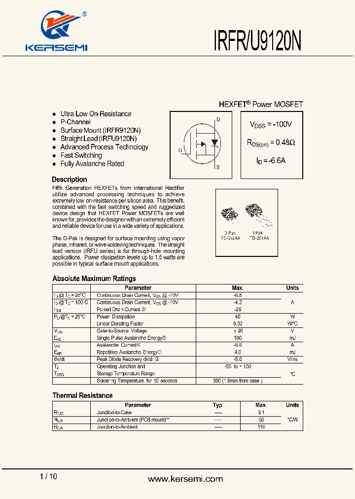 IRFRU9120N_7284215.PDF Datasheet