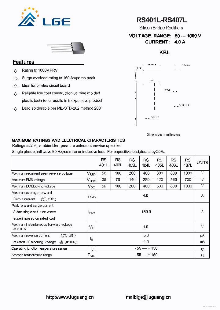 RS401L_7305063.PDF Datasheet