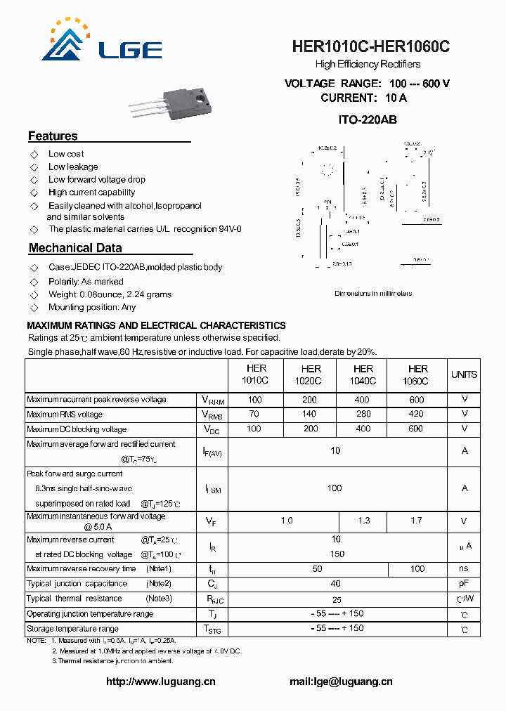 HER1010C_7311225.PDF Datasheet