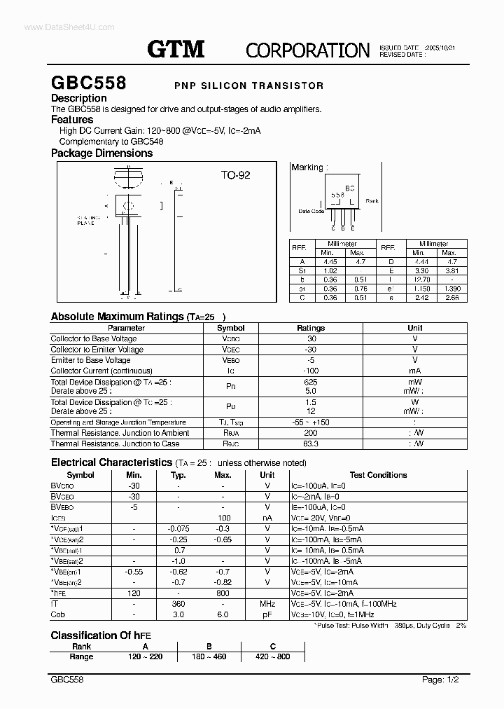 GBC558_7314308.PDF Datasheet