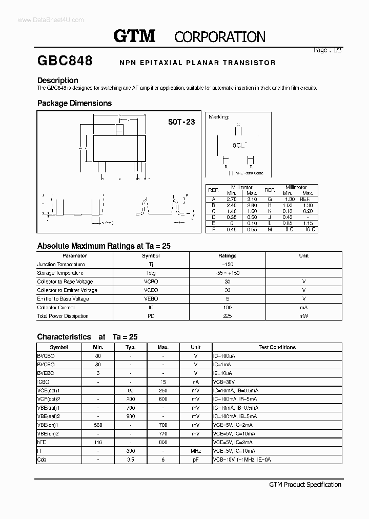 GBC848_7314313.PDF Datasheet