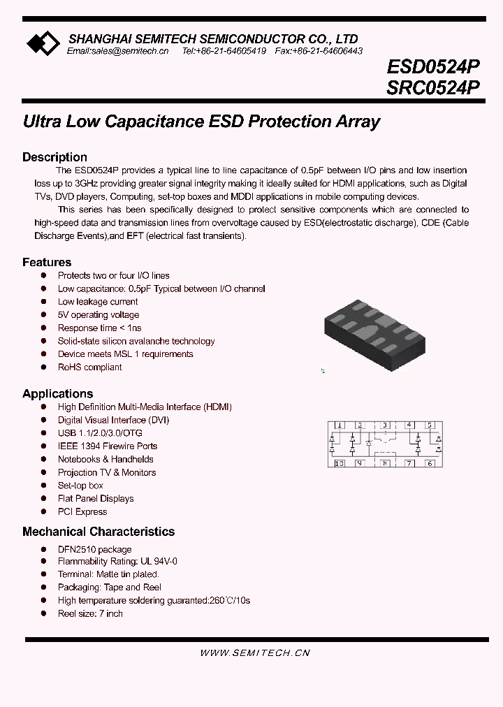 ESD0524P_7315001.PDF Datasheet