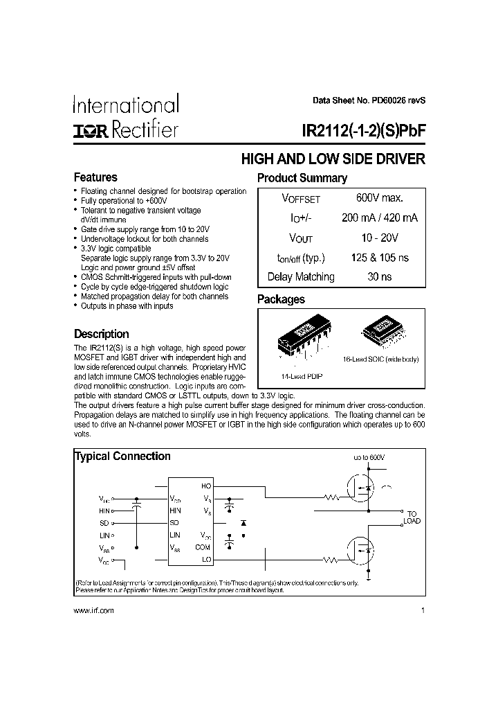 IR2112STRPBF_7321241.PDF Datasheet