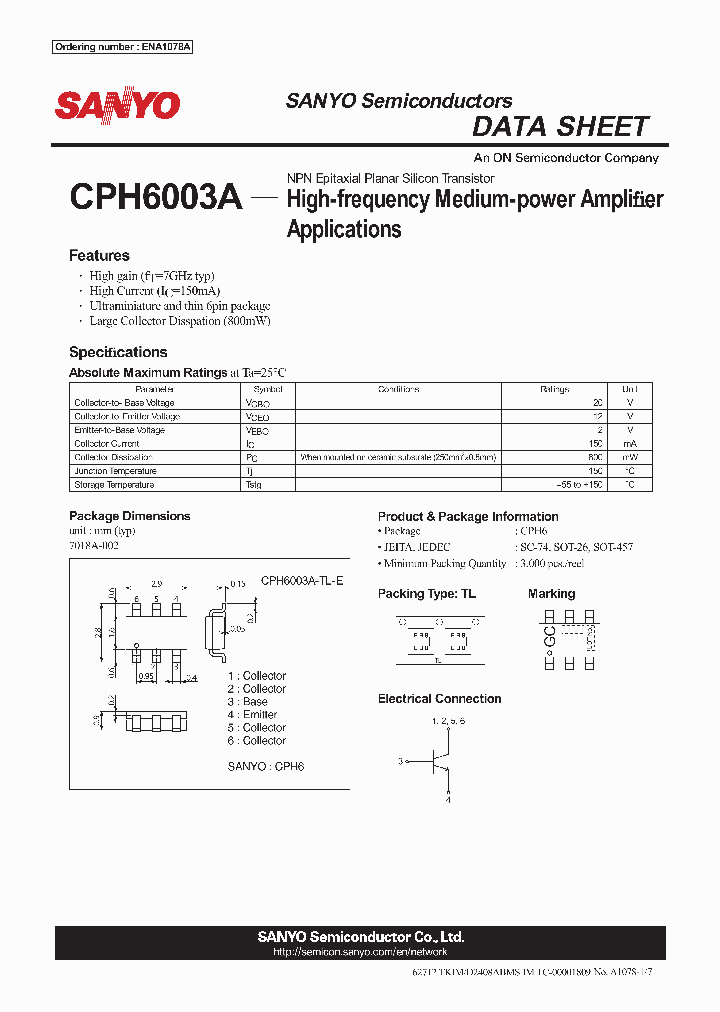 CPH6003A-TL-E_7323553.PDF Datasheet