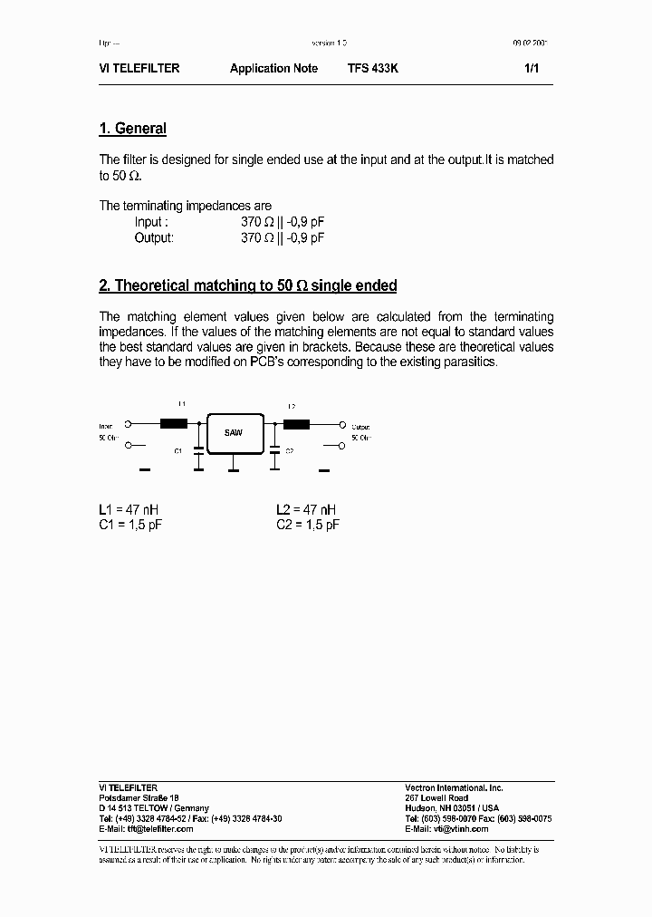 TFS433K_7331879.PDF Datasheet