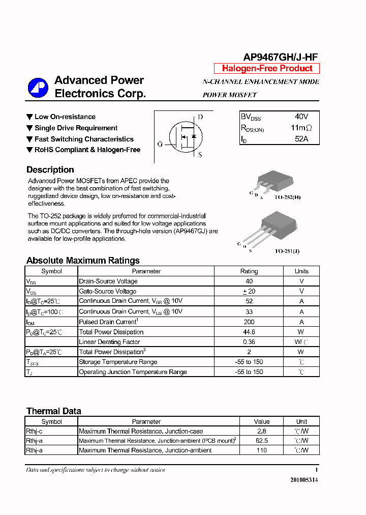 AP9467GJ-HF_7357138.PDF Datasheet