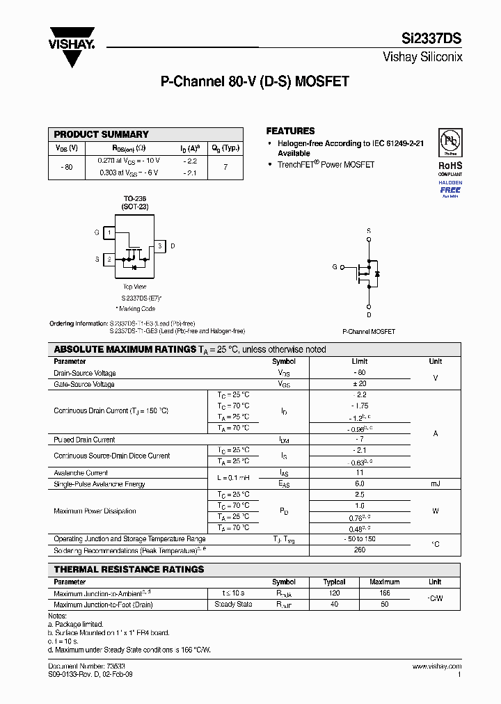 SI2337DS-T1-GE3_7374859.PDF Datasheet