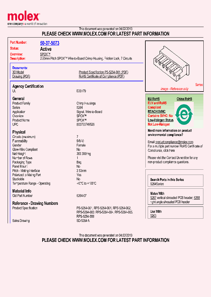 50-37-5073_7393040.PDF Datasheet