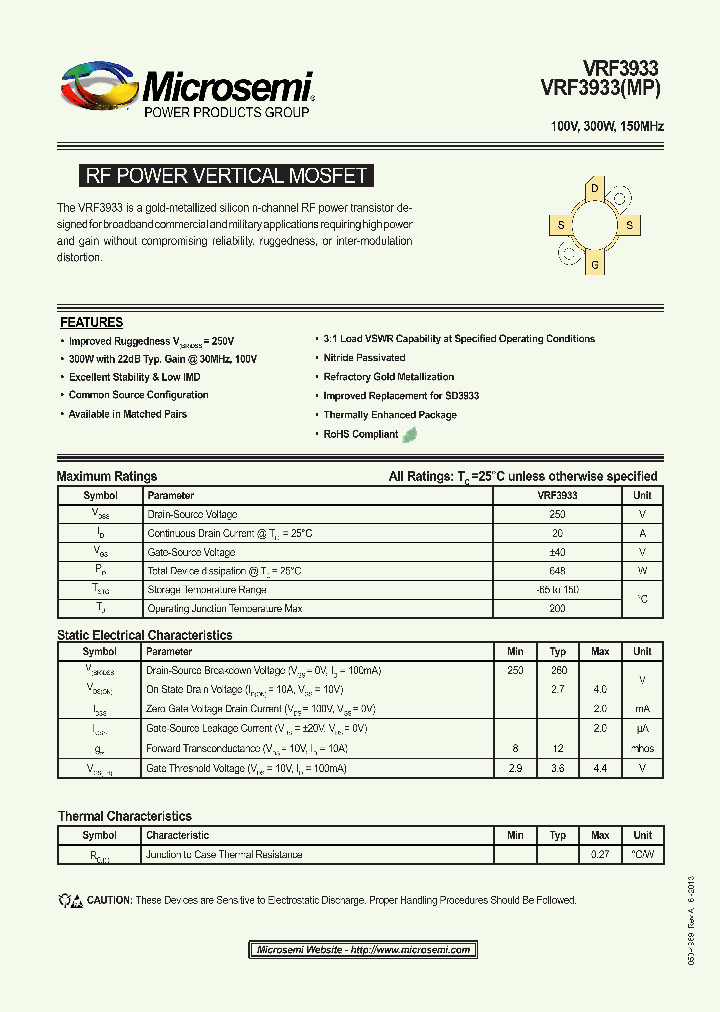 VRF3933_7423969.PDF Datasheet