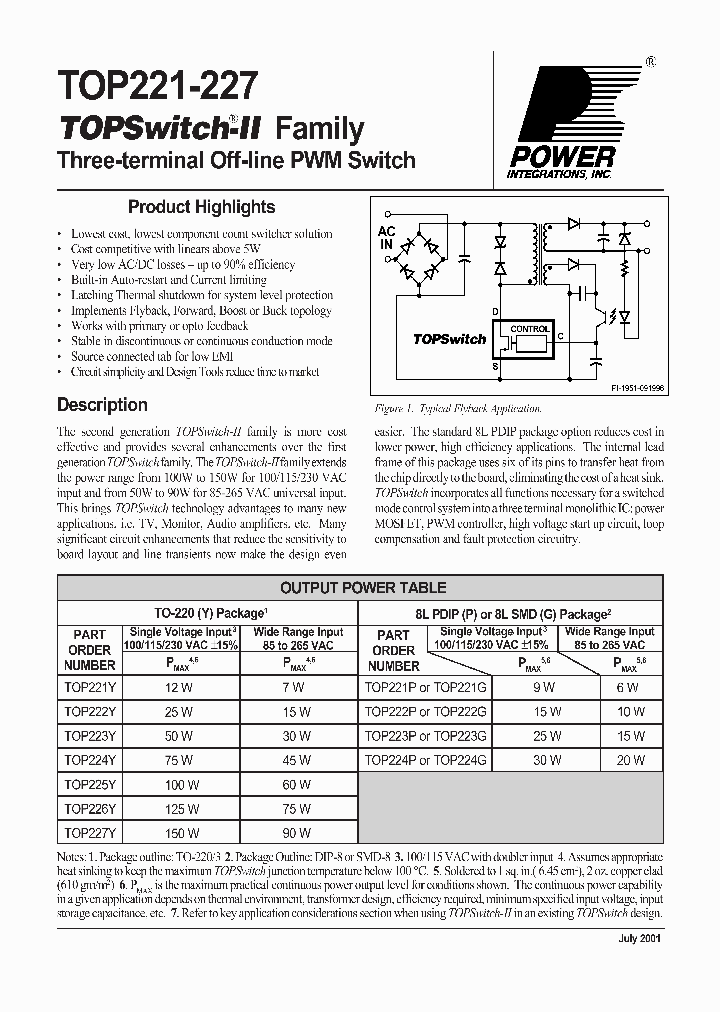 TOP224GN_7429577.PDF Datasheet