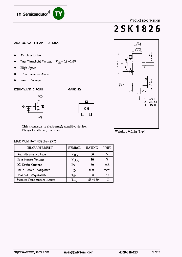 2SK1826_7467512.PDF Datasheet