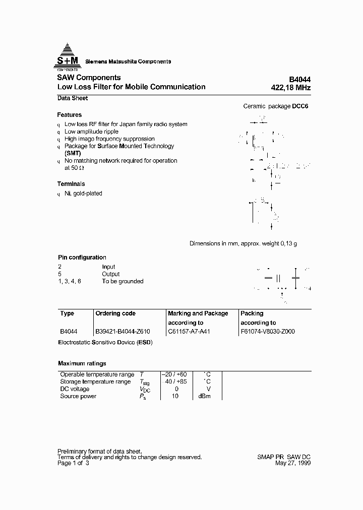 B39421-B4044-Z610_7472701.PDF Datasheet