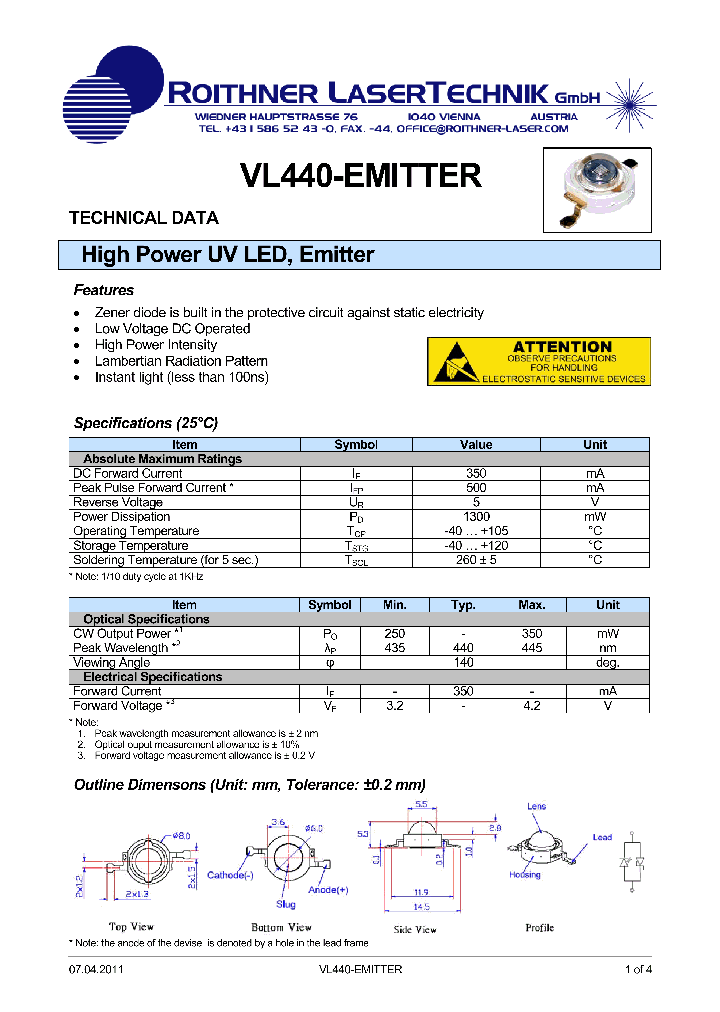 VL440-EMITTER_7486077.PDF Datasheet