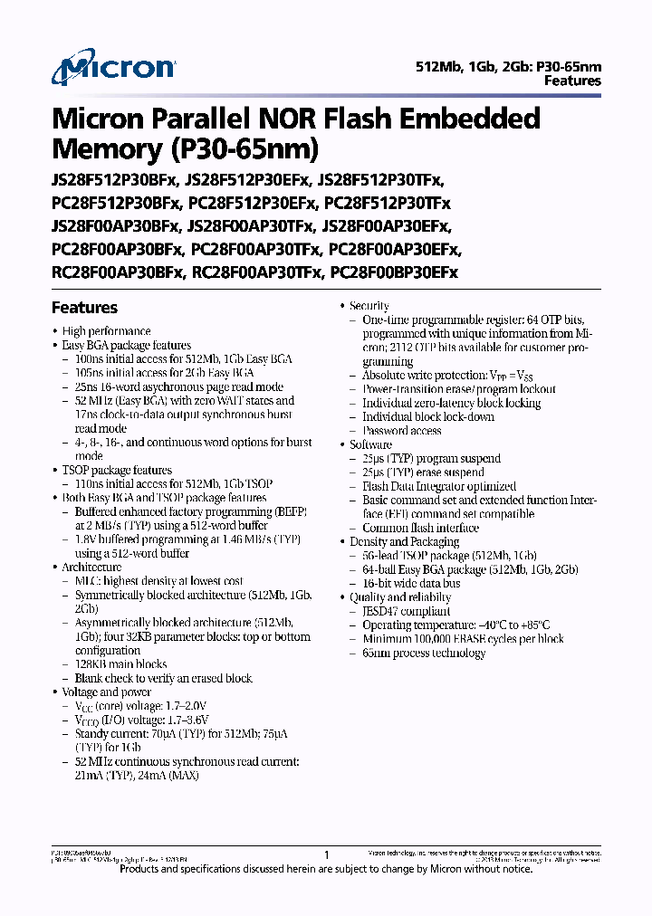 PC28F512P30EF_7487604.PDF Datasheet