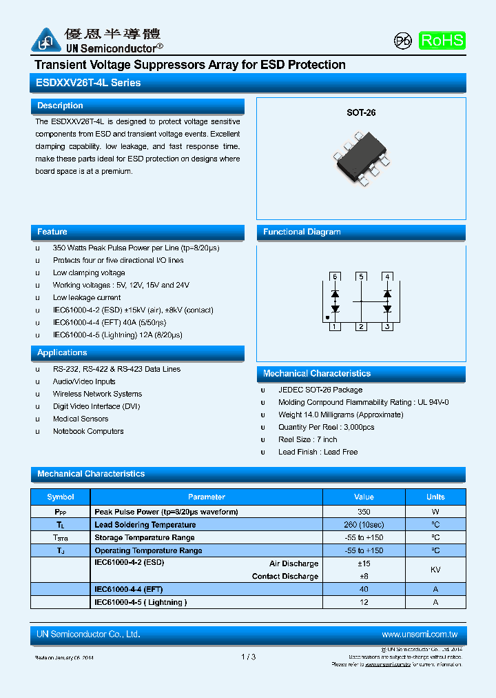 ESD33V26T-4L_7487832.PDF Datasheet