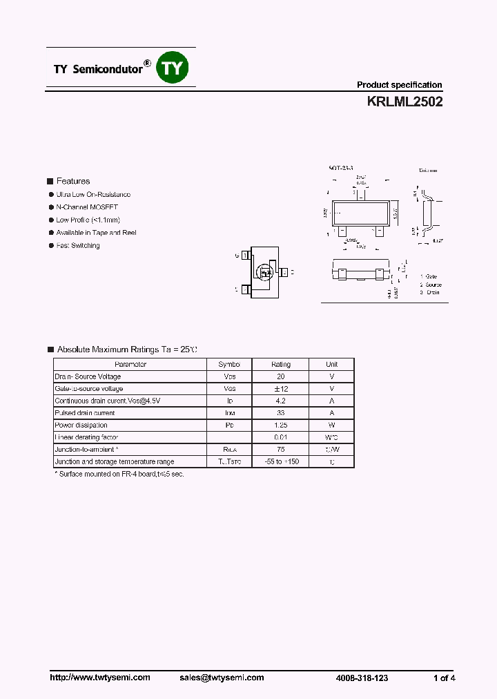 KRLML2502_7496404.PDF Datasheet