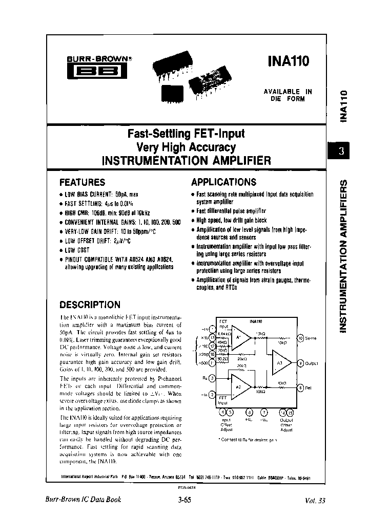 INA110SG-BI_7496323.PDF Datasheet