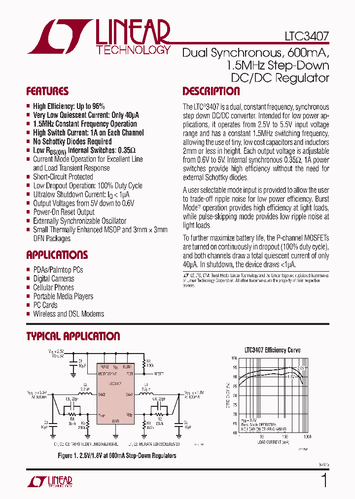 LTC3407EMSE_7499709.PDF Datasheet