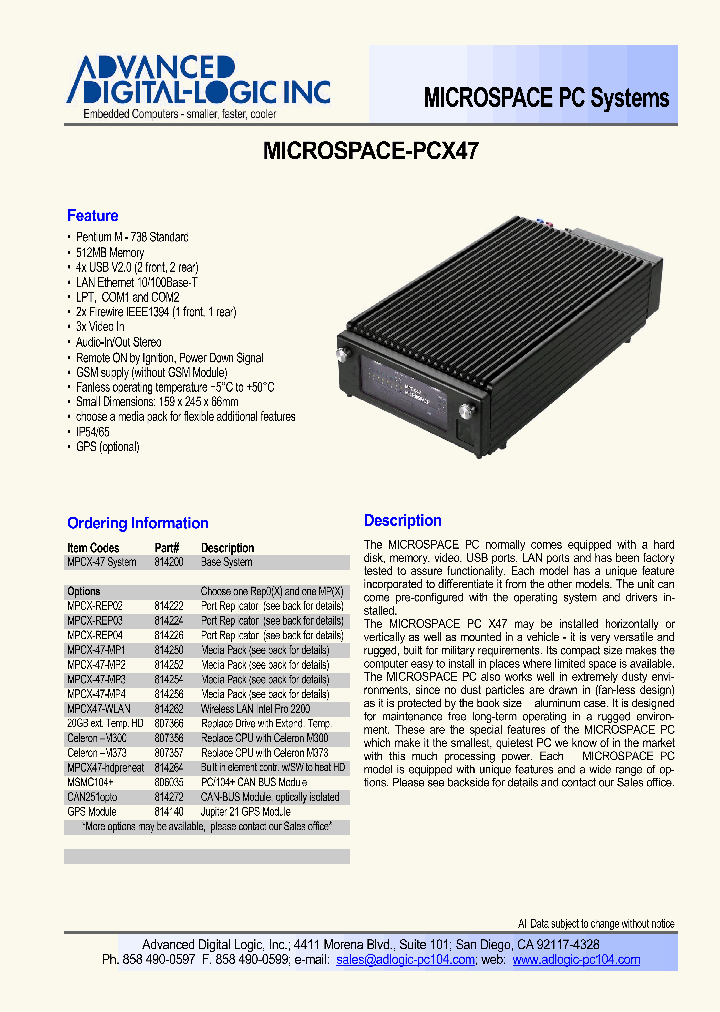 PCX47_7501016.PDF Datasheet