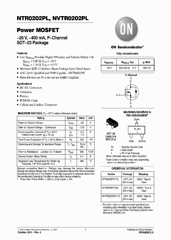 NTR0202PL_7503408.PDF Datasheet