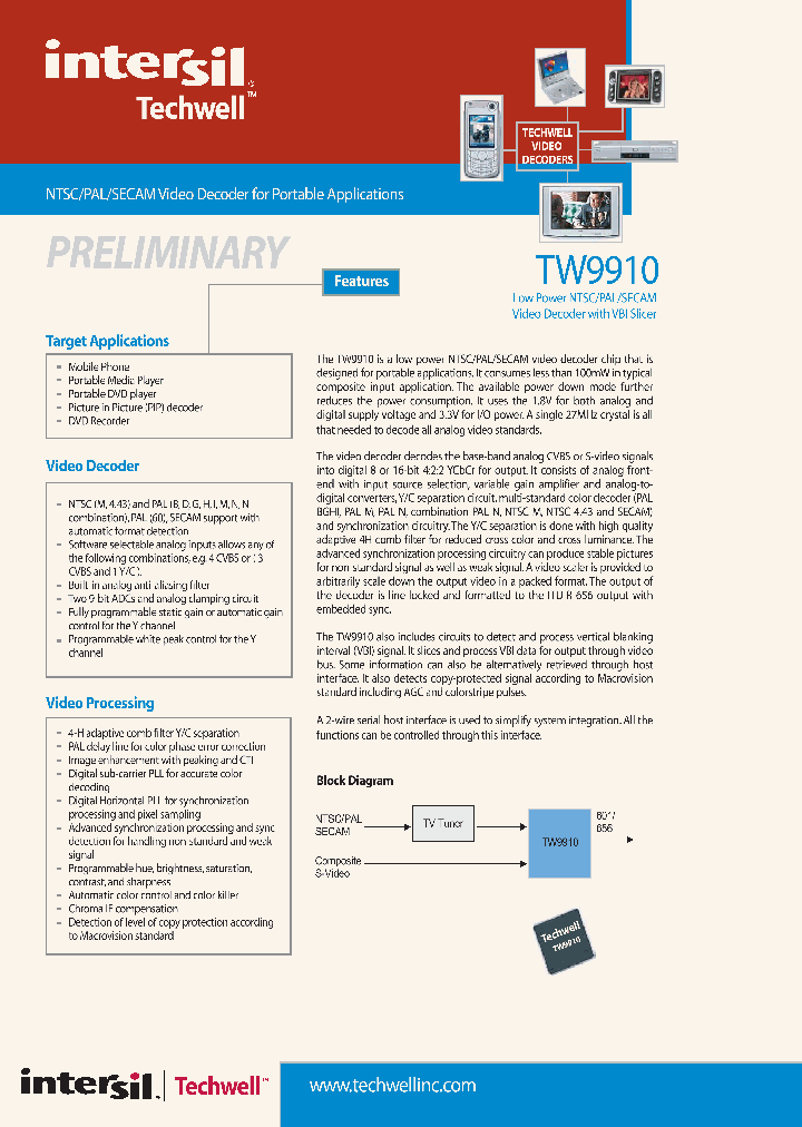 TW9910_7504932.PDF Datasheet