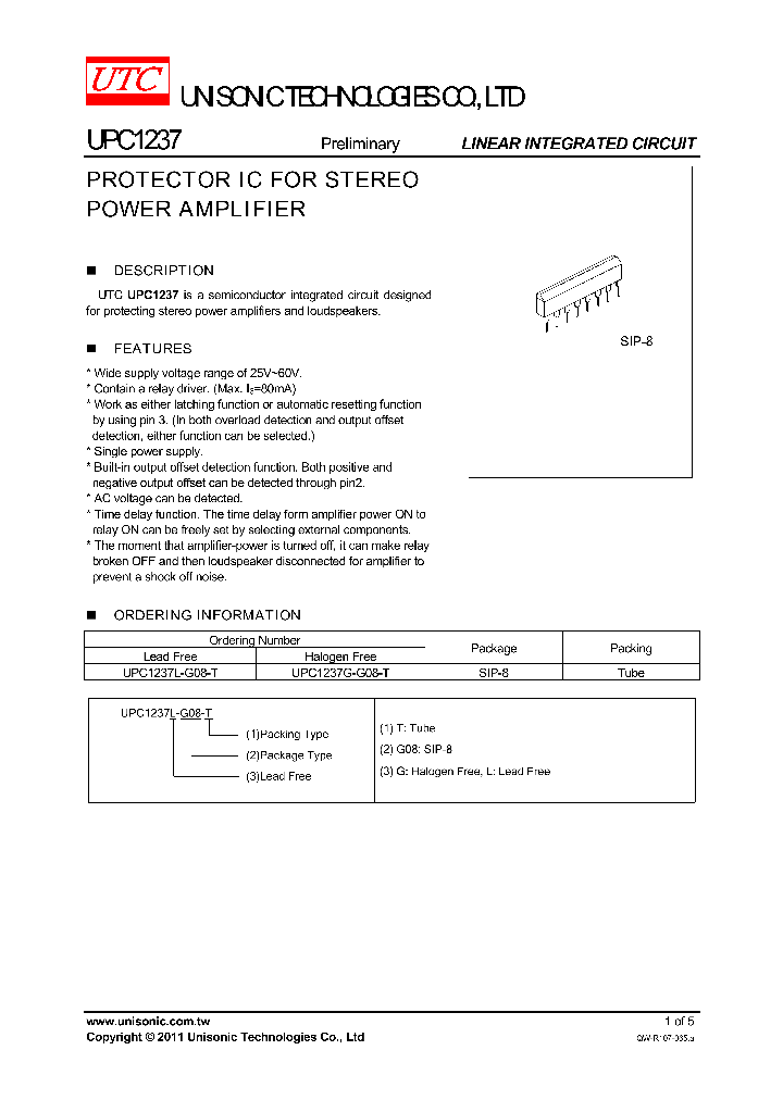 UPC1237_7511328.PDF Datasheet