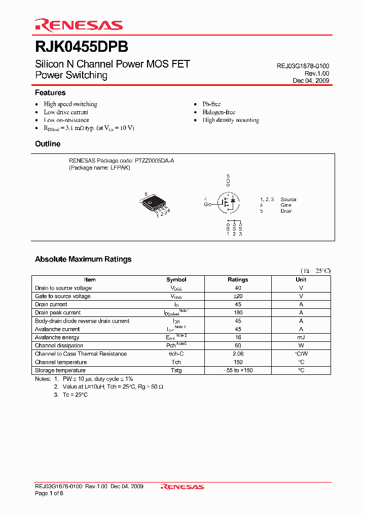 RJK0455DPB-00-J5_7514502.PDF Datasheet