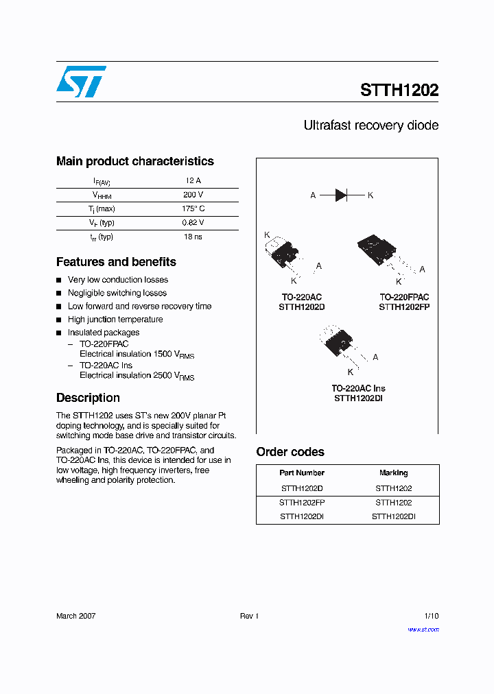 STTH1202FP_7527074.PDF Datasheet