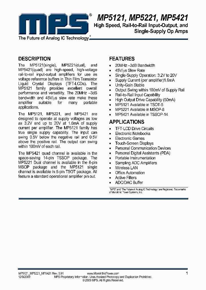 MP5421_7534548.PDF Datasheet