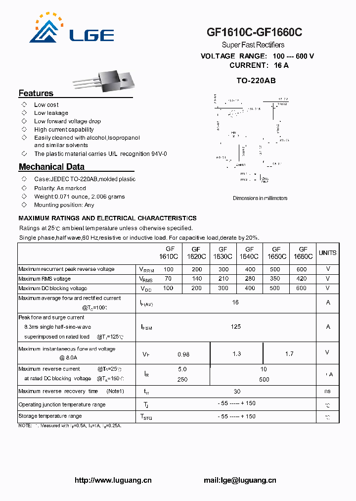 GF1610C_7536425.PDF Datasheet