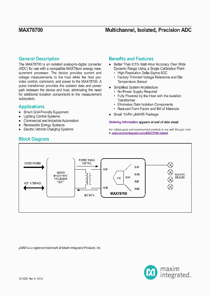 MAX78700_7538492.PDF Datasheet