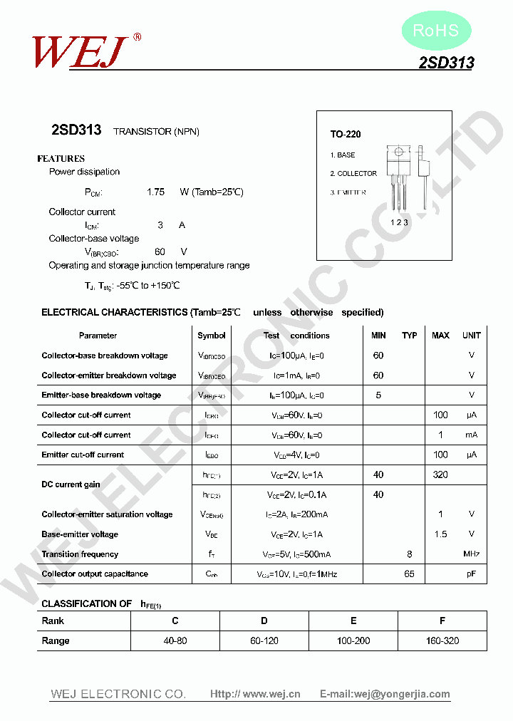 2SD313_7541520.PDF Datasheet