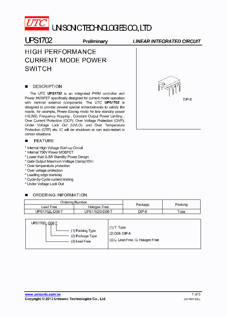 UPS1702_7547493.PDF Datasheet