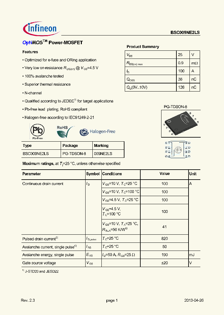 BSC009NE2LS_7552758.PDF Datasheet