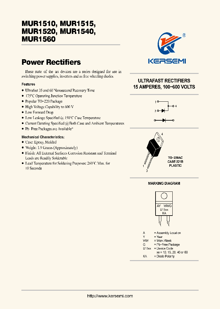 MUR1520_7564193.PDF Datasheet