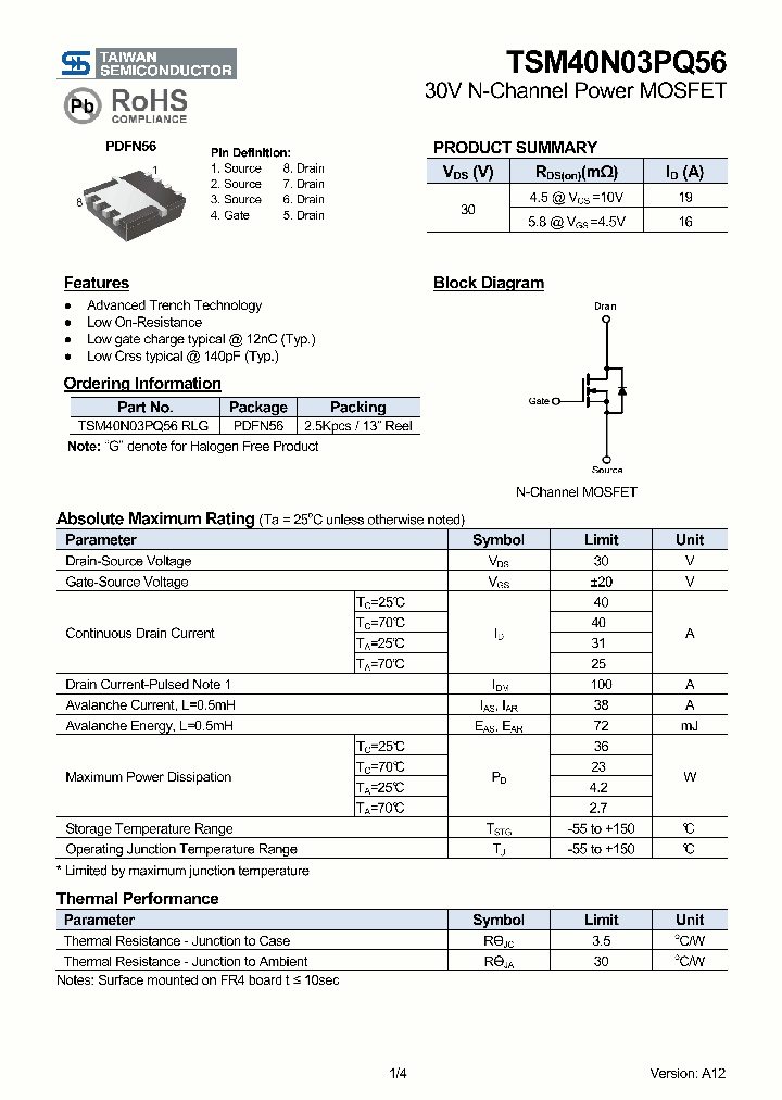 TSM40N03PQ56_7568406.PDF Datasheet