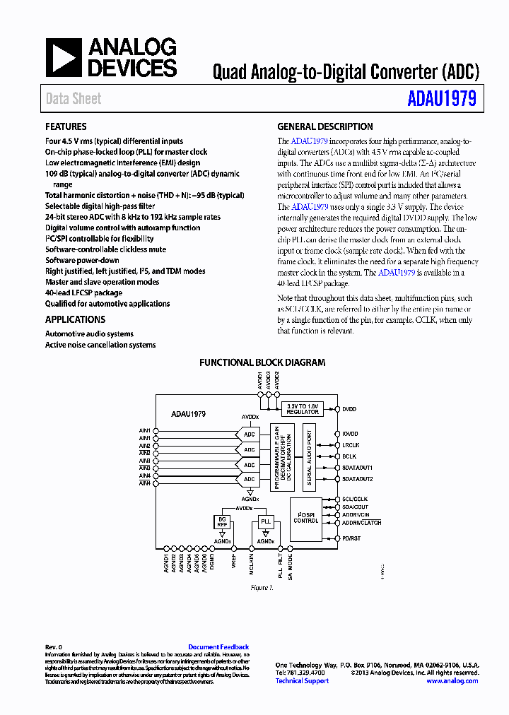 ADAU1979_7582655.PDF Datasheet
