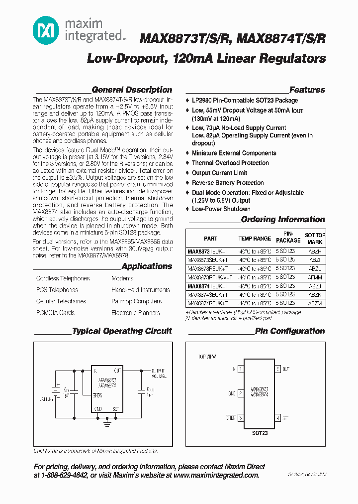 MAX8874S_7585808.PDF Datasheet