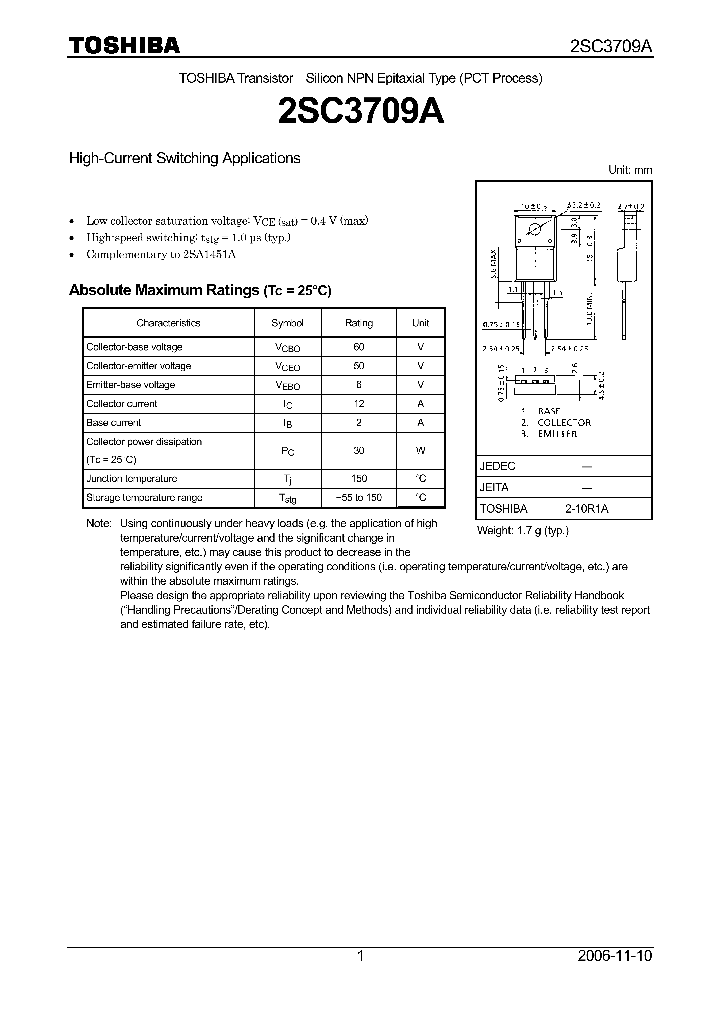 2SC3709A-Y_7589098.PDF Datasheet