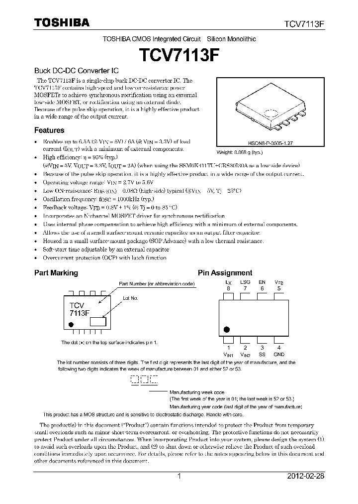 TCV7113F_7591994.PDF Datasheet