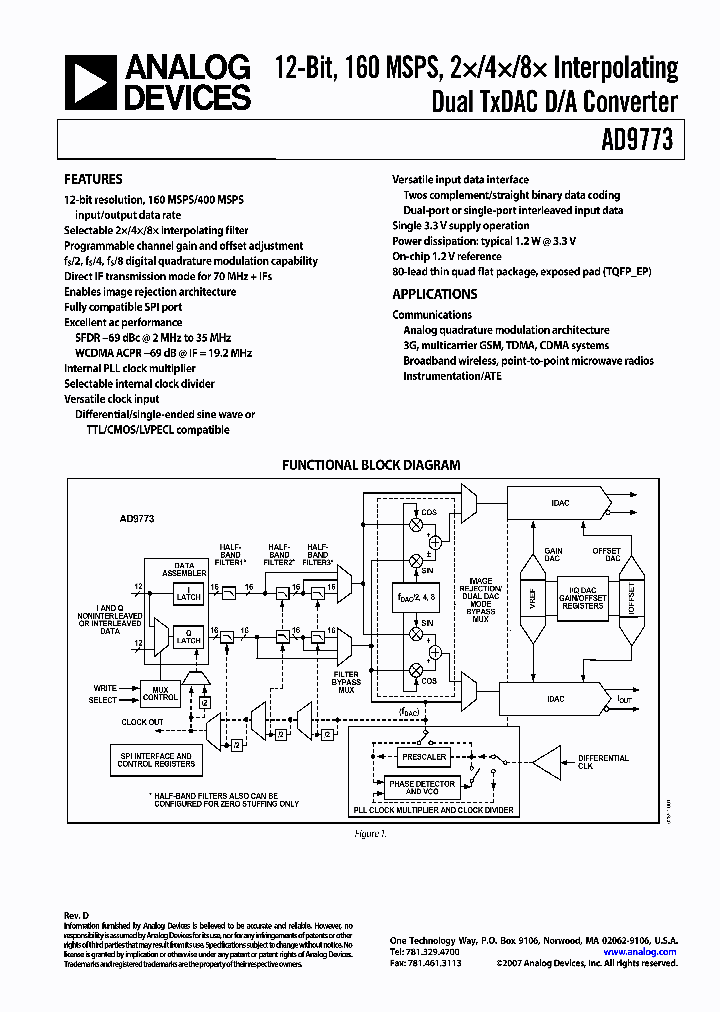 AD9773BSVZRL_7595054.PDF Datasheet