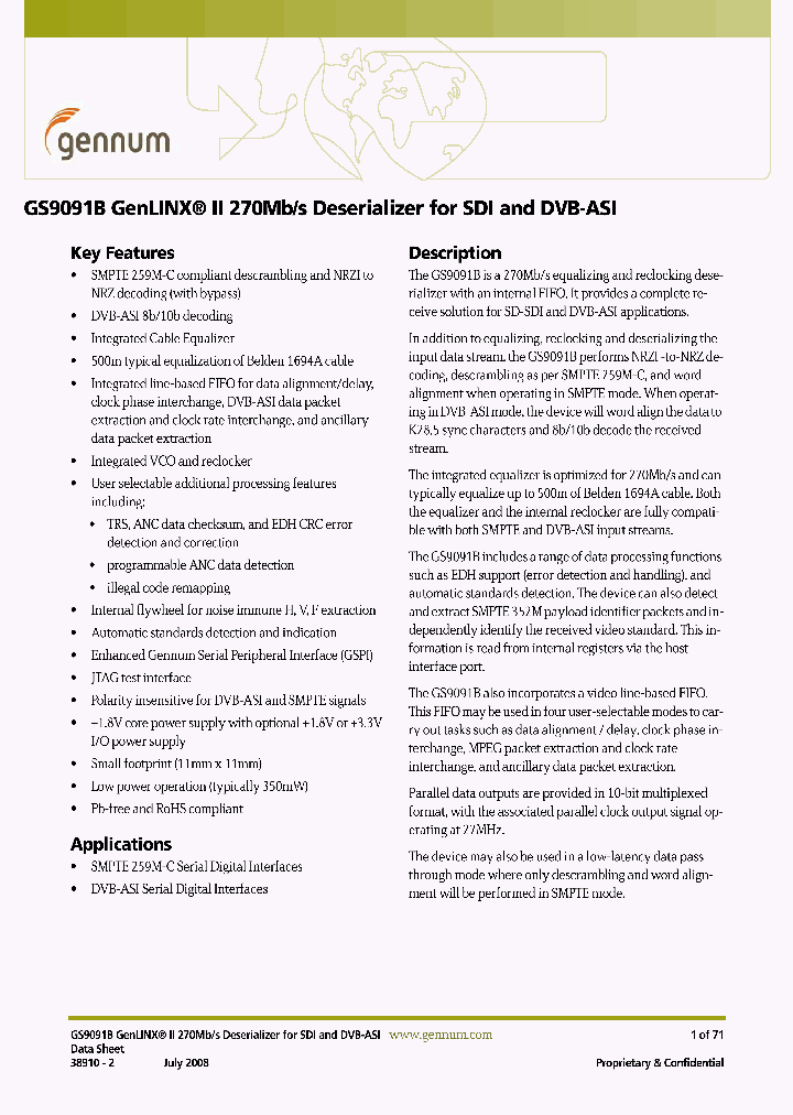 GS9091B_7597729.PDF Datasheet